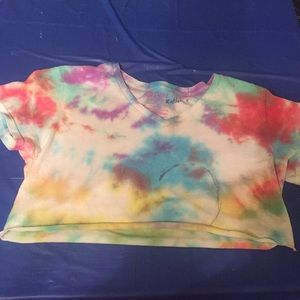 Home made rainbow crop top